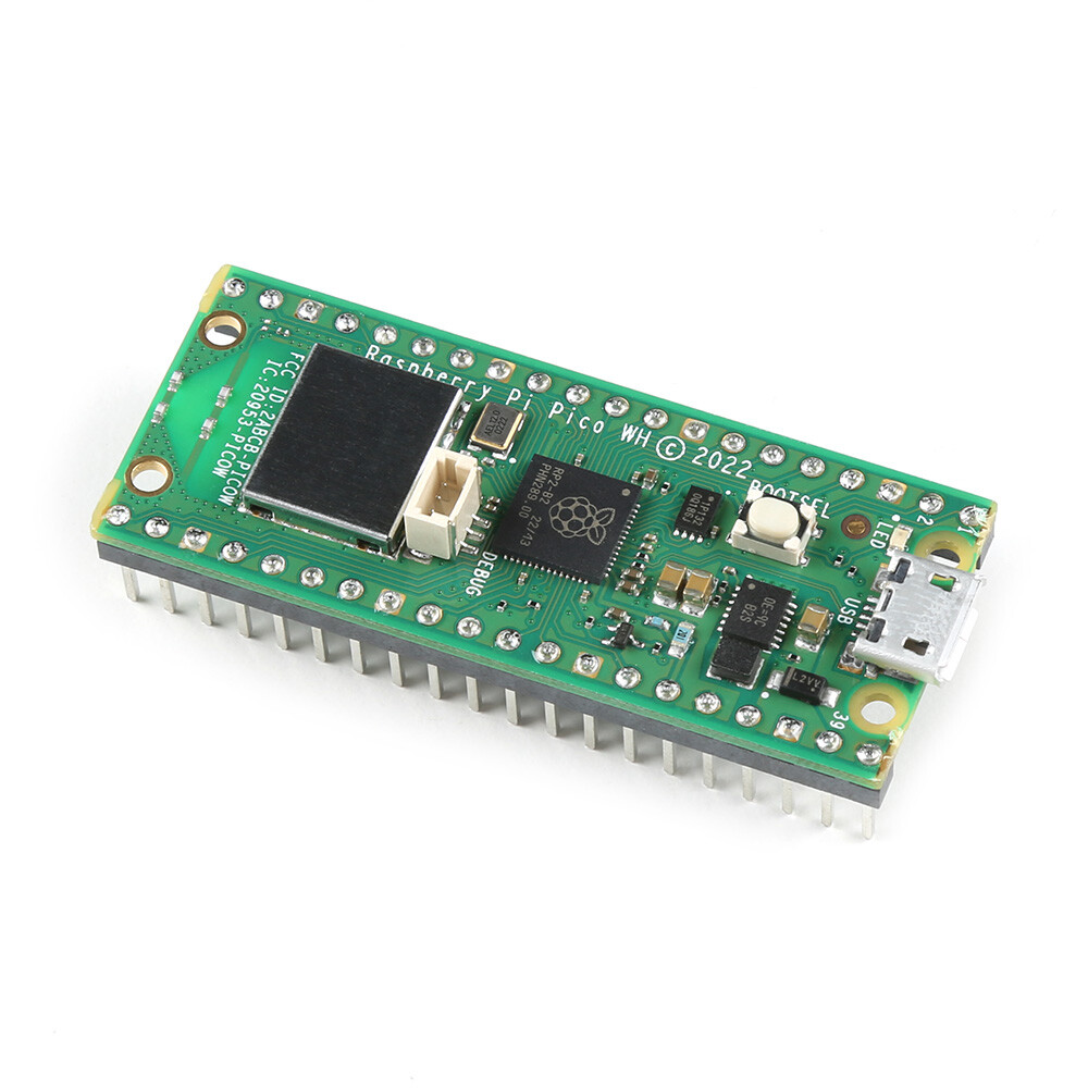 Raspberry Pi Pico WH - Trådløst Pico med loddede stik