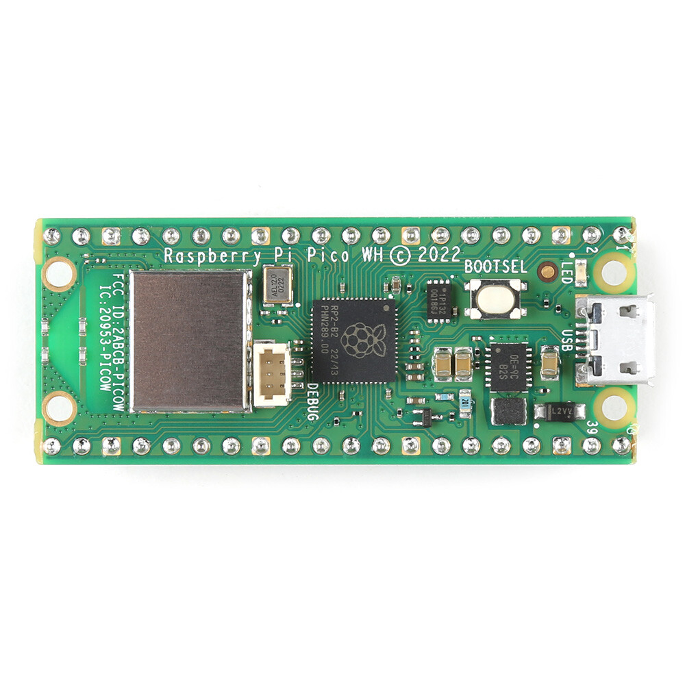 Raspberry Pi Pico WH - Trådløst Pico med loddede stik