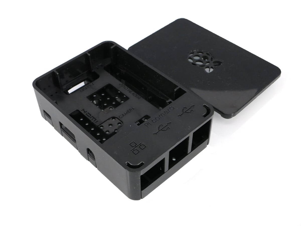 Raspberry Pi ABS-etui, sort kabinet til Raspberry Pi 3 Model B