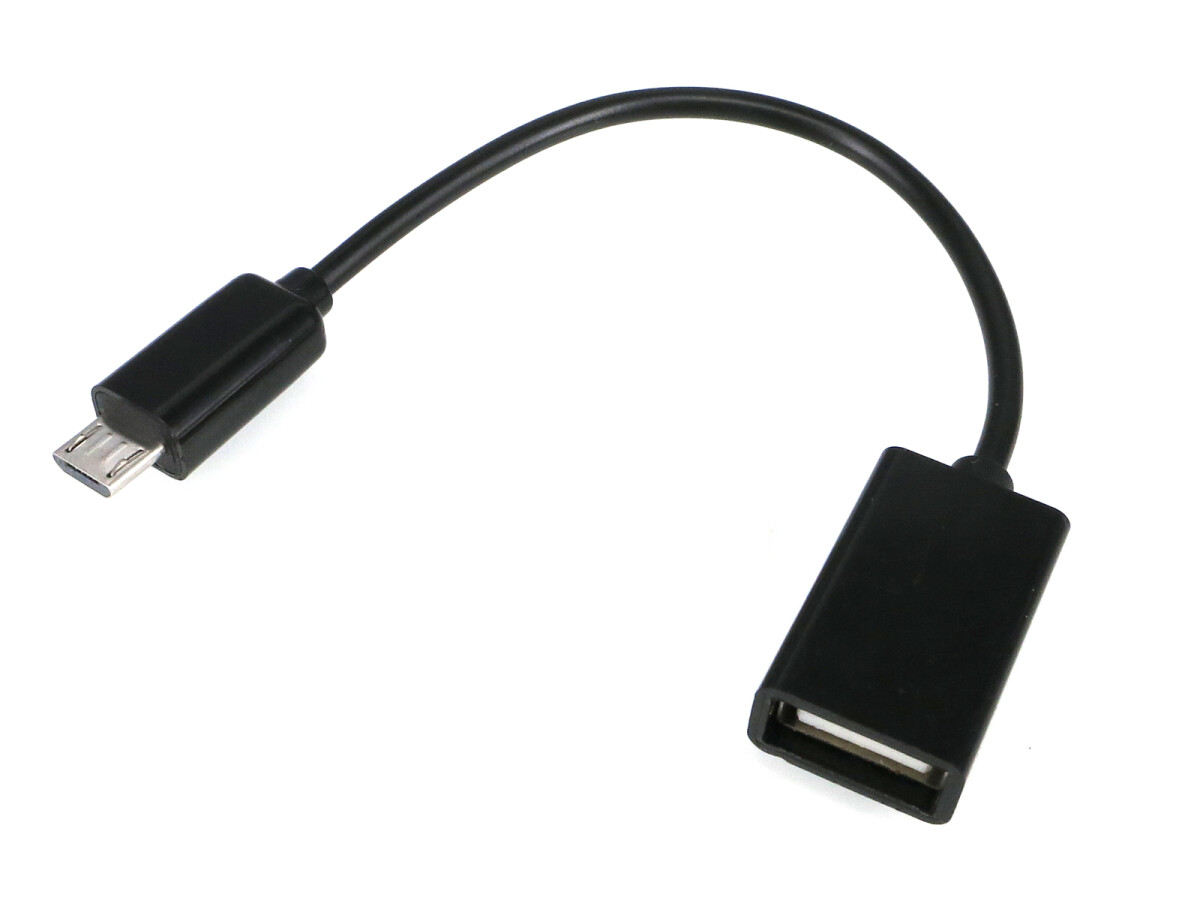 Mini HDMI-adapter & USB OTG-kabel, female A to microB, til Raspberry Pi Zero/Zero 2 W, tilbehørssæt