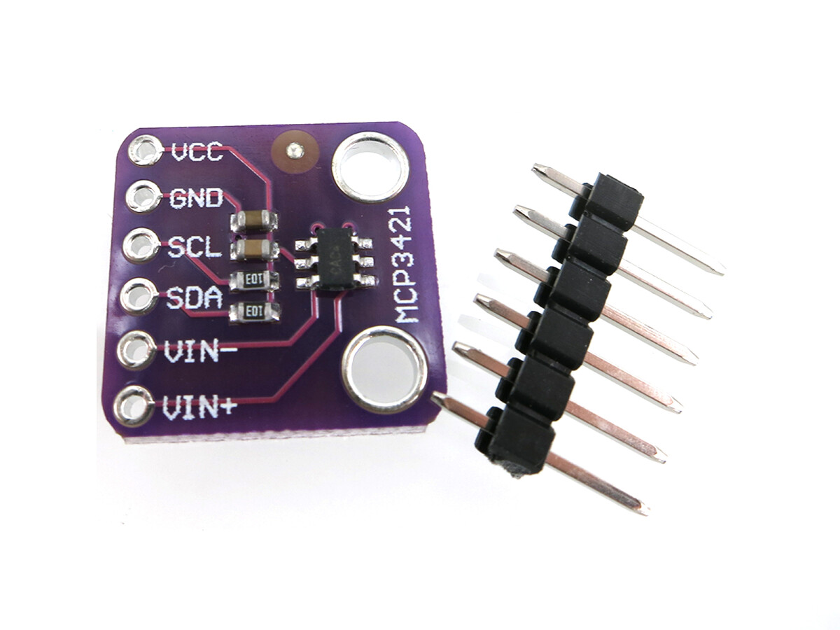 GY-MCP3421 18-bit analogt-til-digitalt konverter, enkelt kanal