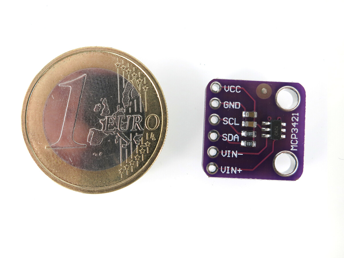 GY-MCP3421 18-bit analogt-til-digitalt konverter, enkelt kanal
