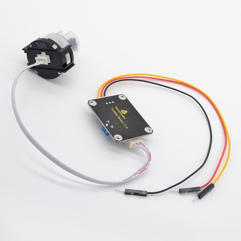 Keyestudio Turbiditetsensor V1.0 til Arduino, vandtestning med ledninger