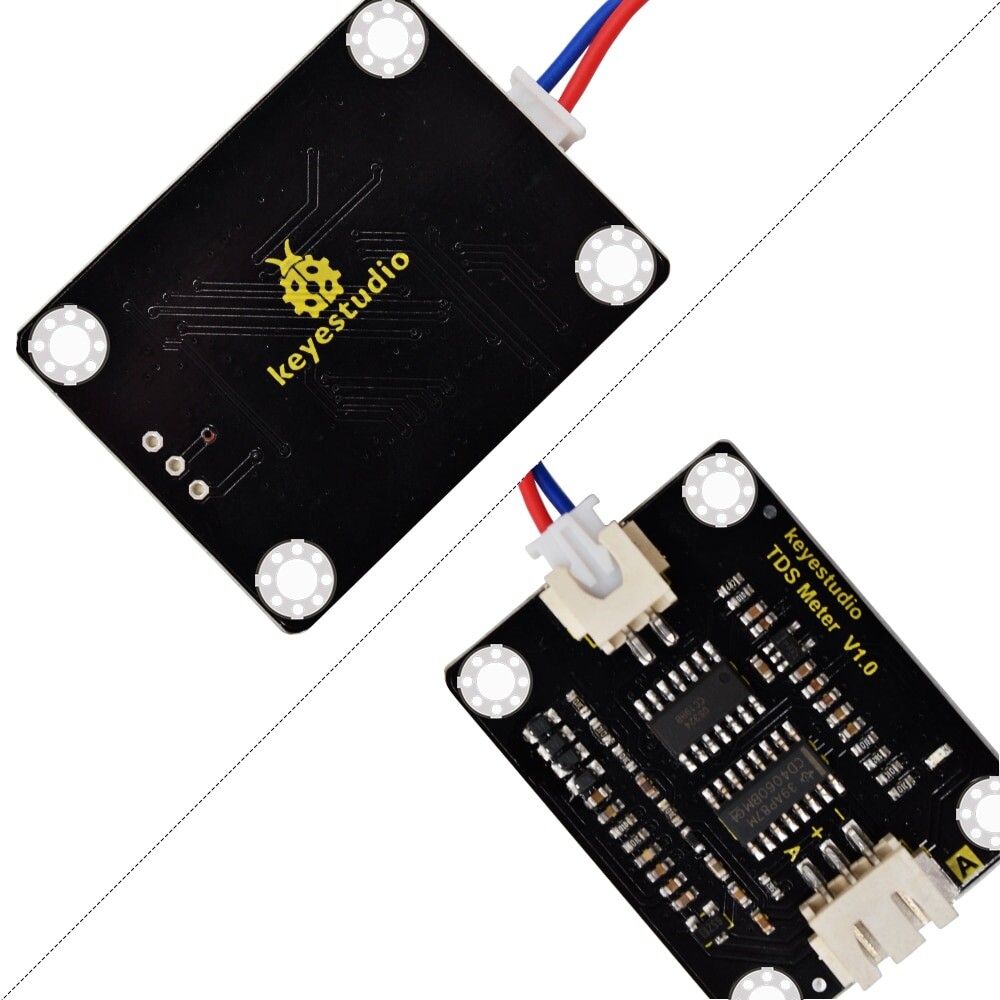 Keyestudio TDS-måler V1.0 til Arduino Uno R3 Vandmålebræt Modul Filter