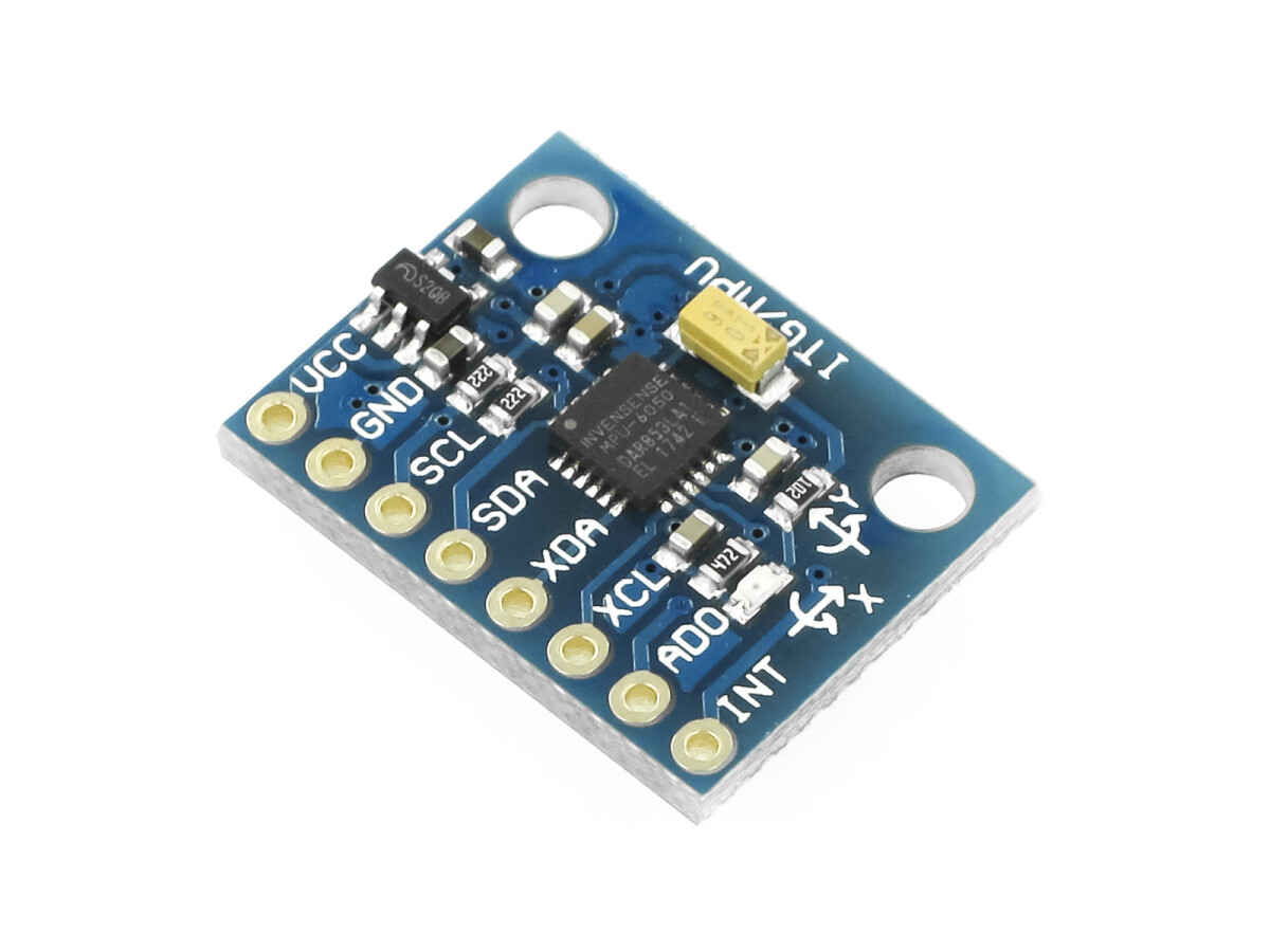 GY-521 MPU-6050 6DOF Modul (3-akse akselerationssensor 3-akse gyroskop)