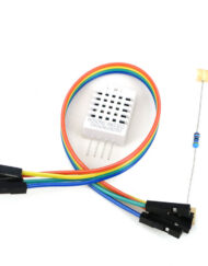 DHT22 AM2302 digital temperatur og fugtighedssensor med kabel og 4,7 kOhm modstand