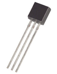 DS18B20 Temperatursensor, Celsius-temperaturmåling med 9-bit eller 12-bit.