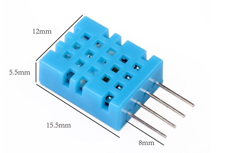 DHT11 Digital temperatur- og fugtighedssensor Kompatibel med Arduino