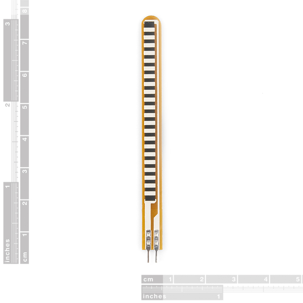 SparkFun Flex Sensor 2,2 Zoll med 0,1-toms afstandsbrydelige forbindelser, egnet til breadboard