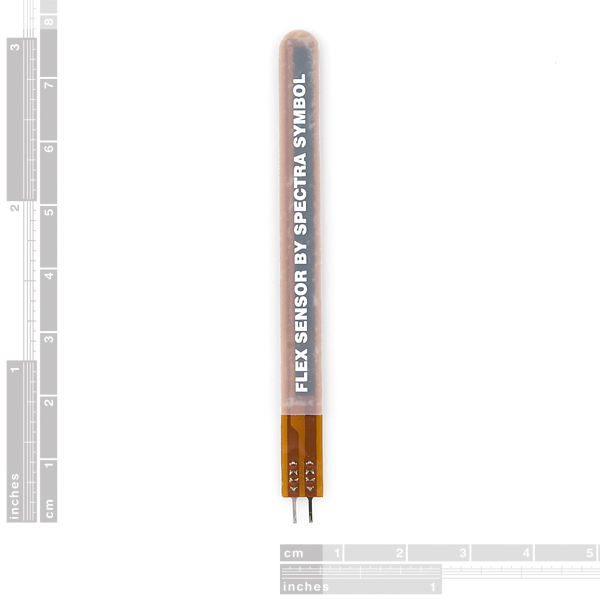 SparkFun Flex Sensor 2,2 Zoll med 0,1-toms afstandsbrydelige forbindelser, egnet til breadboard