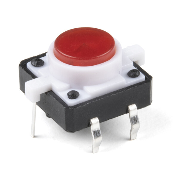 SparkFun LED taktil knap - Rød