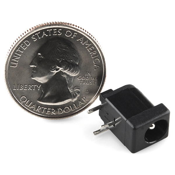 SparkFun DC Barrel Jack Adapter - Breadboard kompatibel 5.5x2.1mm