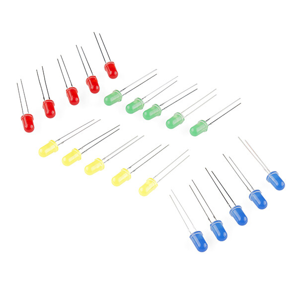 SparkFun LED Blandet (20 pak) 5mm LED'er