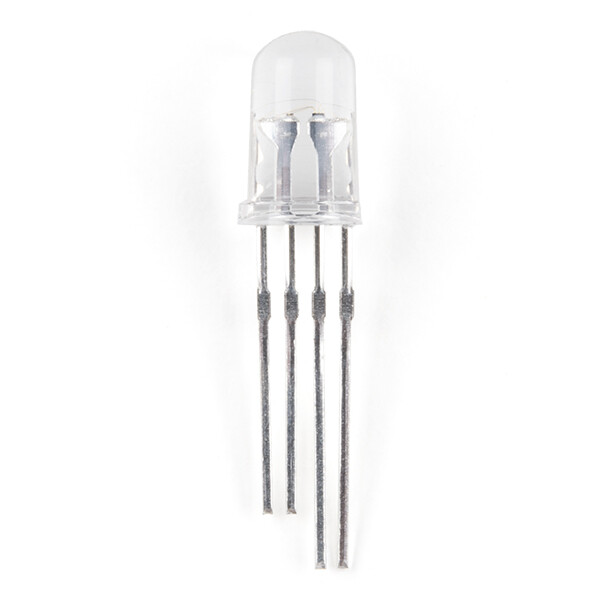 SparkFun LED - RGB Adresserbar, PTH, 5mm Klar (5 stk)