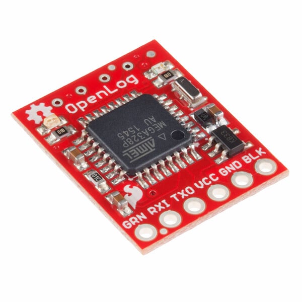 SparkFun OpenLog, ATmega328 16MHz Understøtter MicroSD-kort op til 32 GB