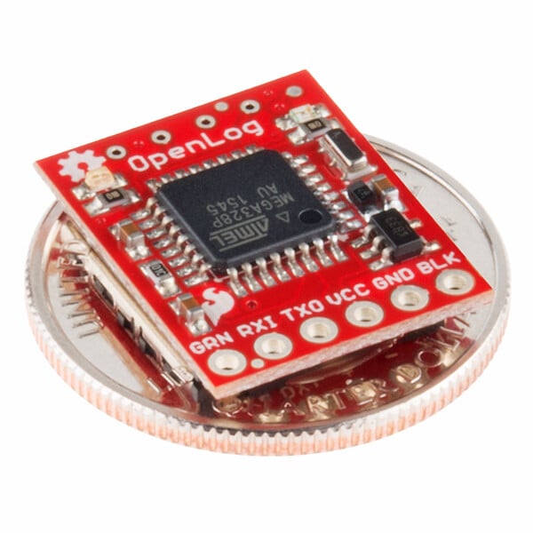 SparkFun OpenLog, ATmega328 16MHz Understøtter MicroSD-kort op til 32 GB