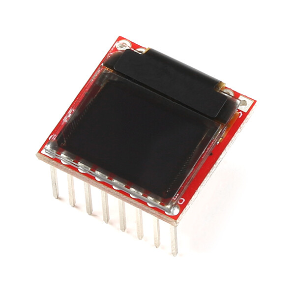 SparkFun Micro OLED Breakout med header 3.3V SPI I2C interface