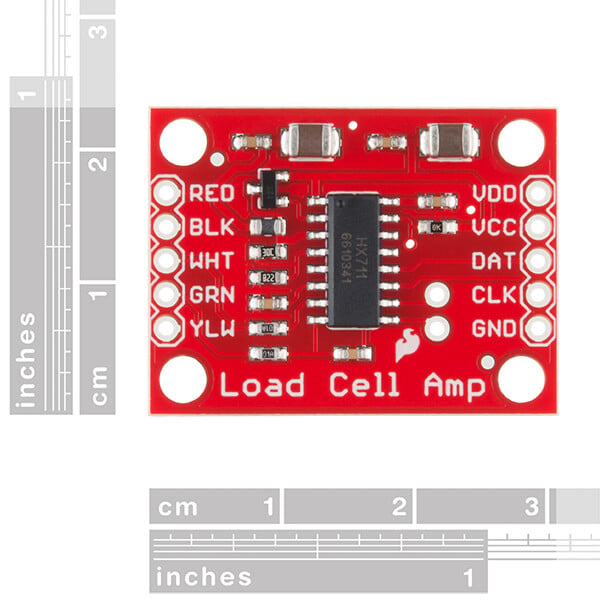 SparkFun Load Cell Amplifier - HX711, for at måle nøjagtig vægt