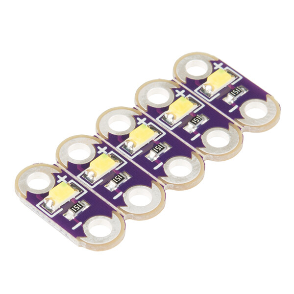 SparkFun LilyPad LED Hvid (5stk)