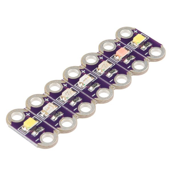 SparkFun LilyPad Rainbow LED (6 farver)