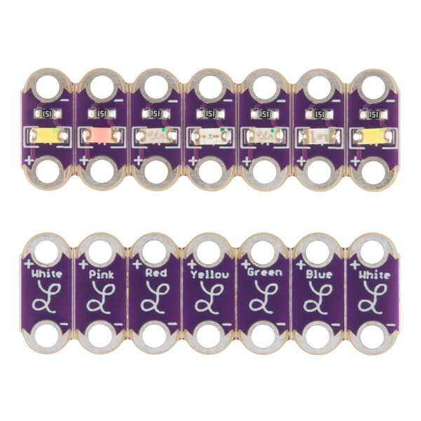 SparkFun LilyPad Rainbow LED (6 farver)