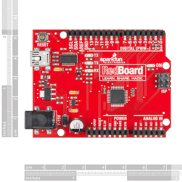 SparkFun RedBoard – Programmeret med Arduino ATmega328, kompatibel med FTDI FT231X R3 Shield