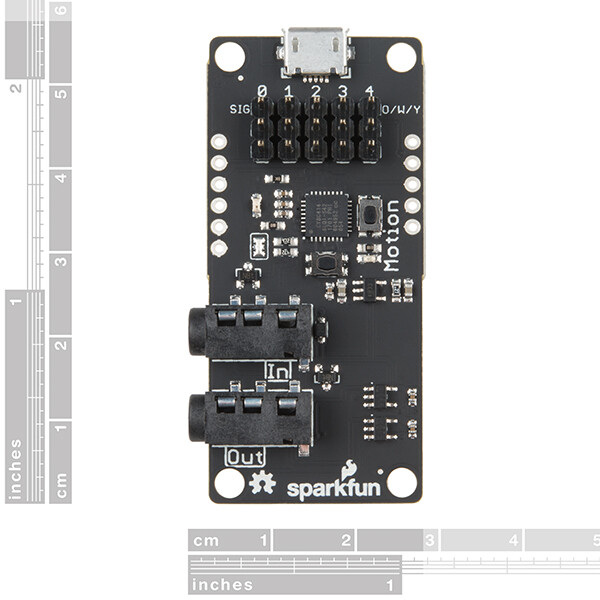 Sparkfun Spectacle Motion Board Control Servo Motor 2 x 3,5 mm TRRS stik