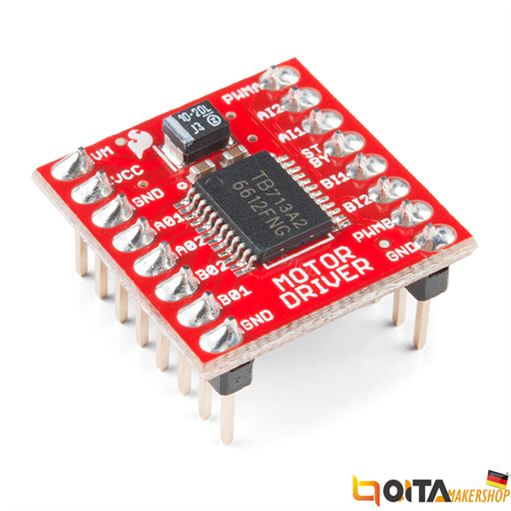 SparkFun Motor Driver - Dual TB6612FNG (med header)