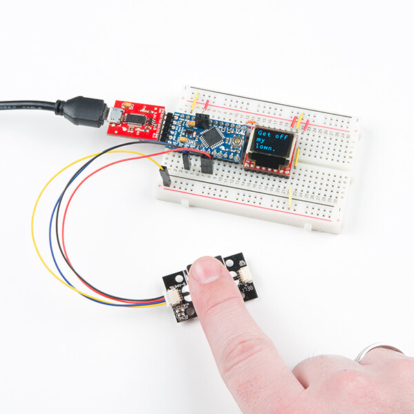 SparkFun Fingerafdruksscanner – TTL (GT-521F52) med JST SH-stik