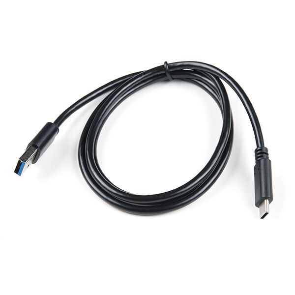 SparkFun USB 3.1 kabel A til C, 1m langt, opladningsstrøm op til 3A