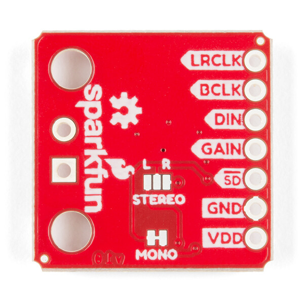 SparkFun I2S Audio Breakout - MAX98357A, DAC op til 3,2W ved 4 Ohm belastning