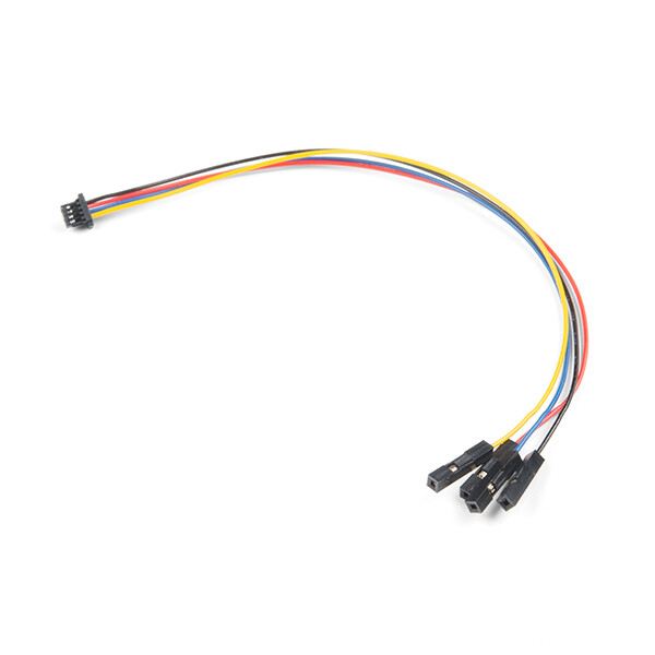 SparkFun Qwiic Kabel - hunnkontakt (4-ben), I2C/28AWG/15 cm