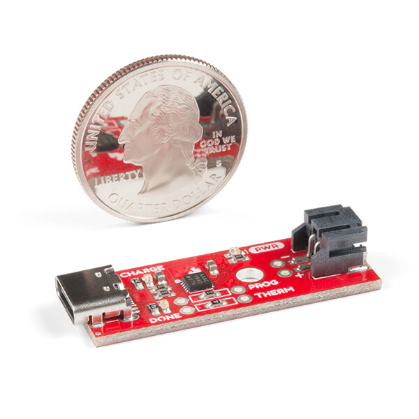 SparkFun LiPo Charger Plus JST-PH 2PIN til USB-C, max. 1000mAh