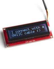 SparkFun 16x2 SerLCD RGB Tekst Qwiic 3.3V Logik