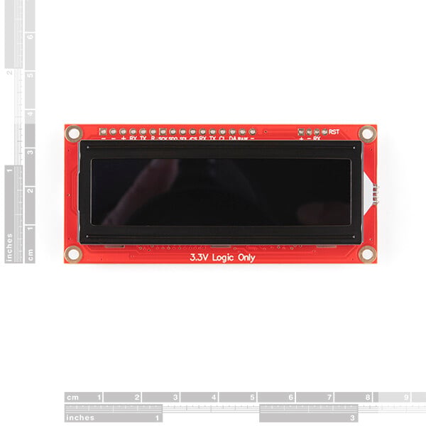 SparkFun 16x2 SerLCD RGB Tekst Qwiic 3.3V Logik