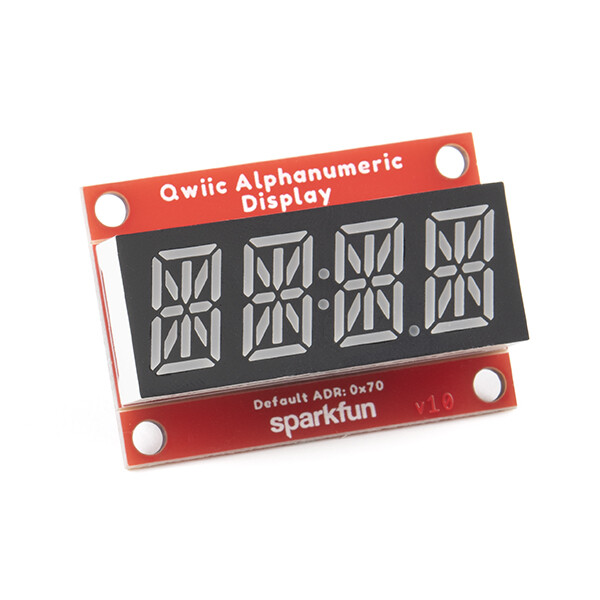SparkFun Qwiic Alfanumerisk display Rød 14 segment I2C QWIIC