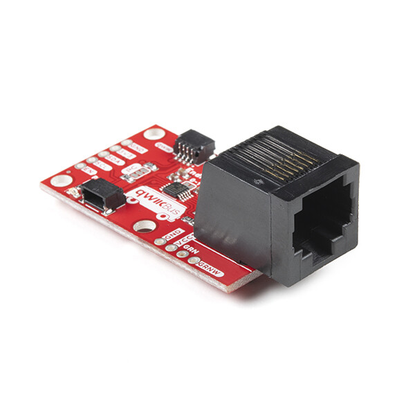 SparkFun QwiicBus - EndPoint Konverterer I2C-signaler til 4 differentiale signaler via Ethernet