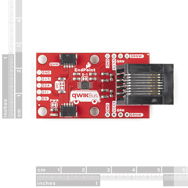 SparkFun QwiicBus - EndPoint Konverterer I2C-signaler til 4 differentiale signaler via Ethernet