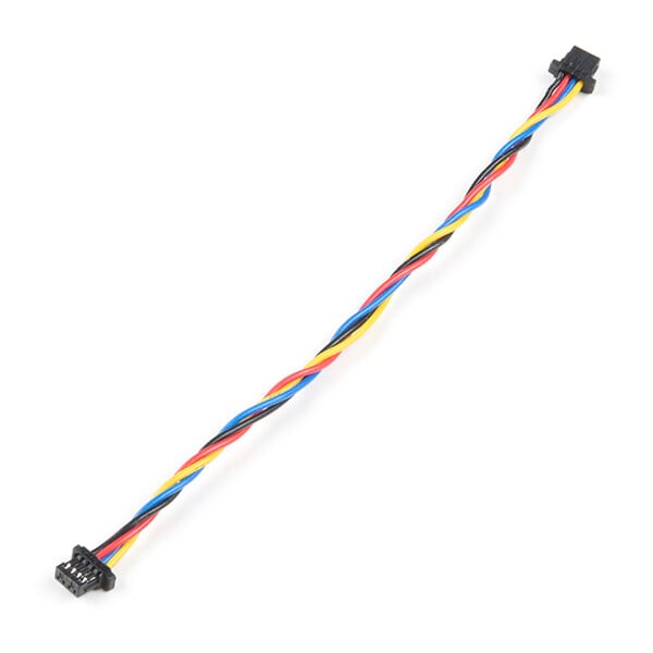 SparkFun Fleksibel Qwiic-kabel 100 mm med 1 mm JST-tilslutning