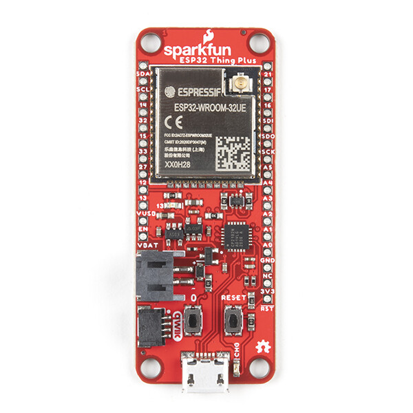 SparkFun Thing Plus - ESP32 WROOM (U.FL) til ESP32 IoT, kompatibel med Arduino IDE