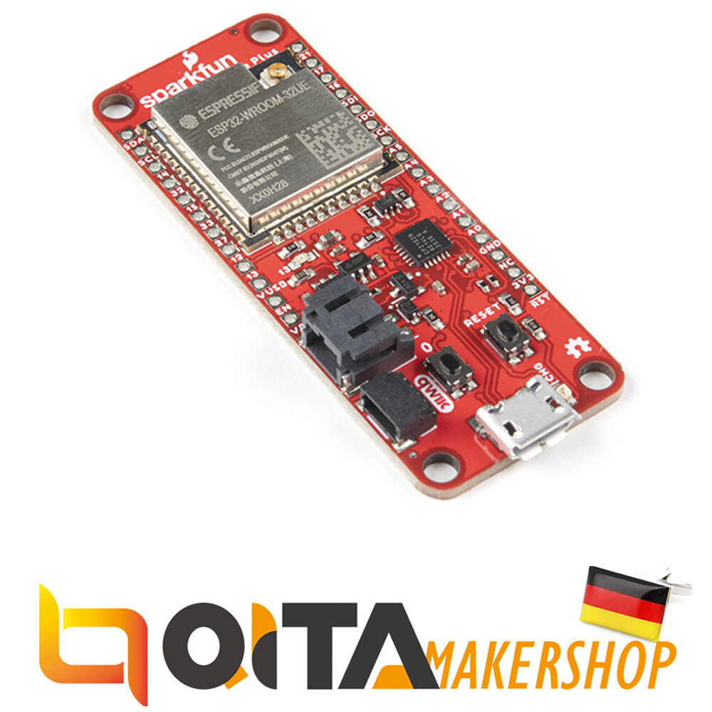 SparkFun Thing Plus - ESP32 WROOM (U.FL) til ESP32 IoT, kompatibel med Arduino IDE