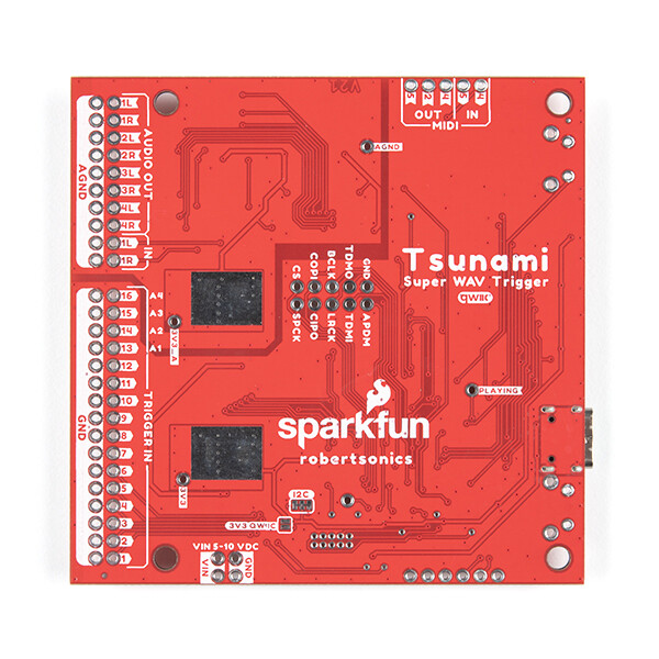 SparkFun Tsunami Super WAV Trigger (Qwiic)