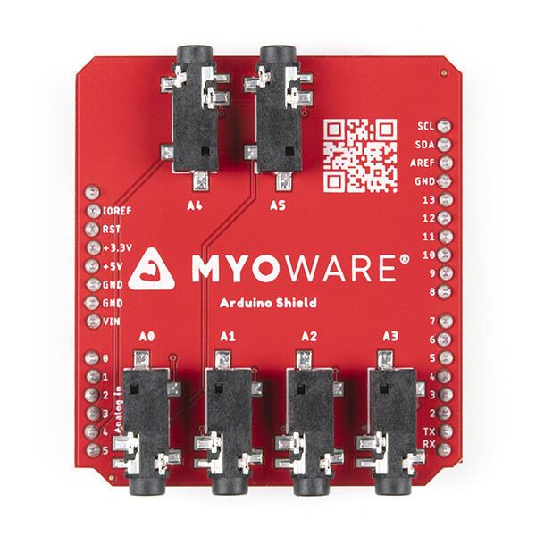 SparkFun MyoWare 2.0 Arduino Shield 6x Connector for Muskel-sensor