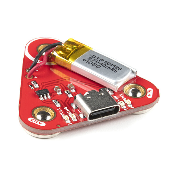 SparkFun MyoWare 2.0 strømkappe med 40mAh LiPo-batteri til muskel-sensor