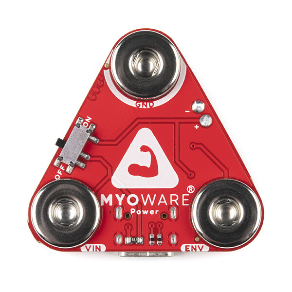 SparkFun MyoWare 2.0 strømkappe med 40mAh LiPo-batteri til muskel-sensor