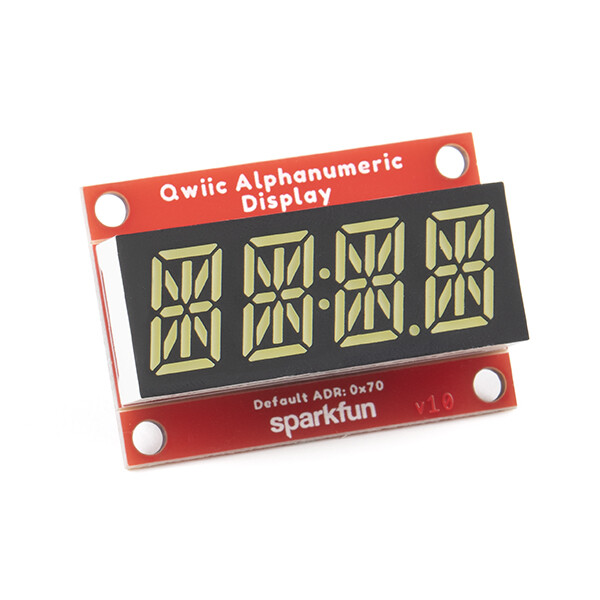 SparkFun Qwiic Alfanumerisk display hvid I2C