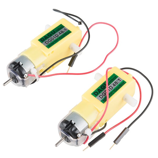 SparkFun Qwiic Motor Driver Kit med Hobby Gearmotor, LiPo-batteri