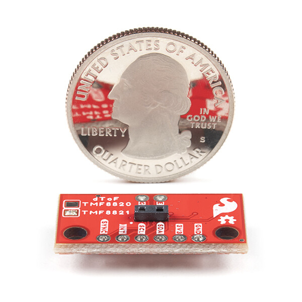 SparkFun Qwiic Mini dToF Imager TMF8821 Direkte tidbaseret afstandssensor