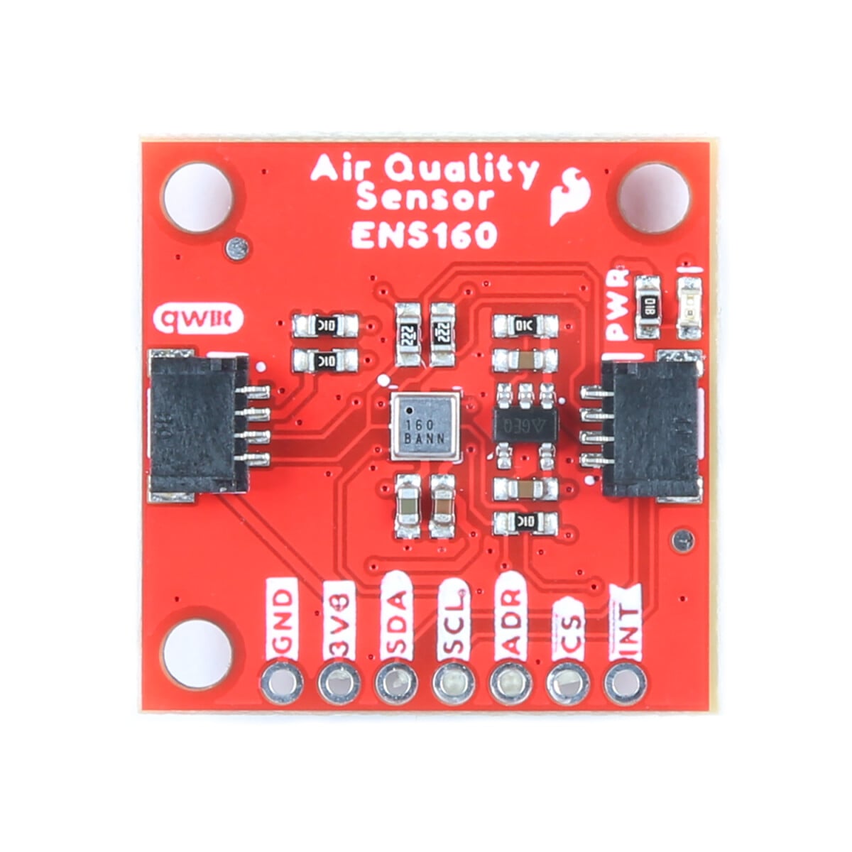 SparkFun Indendørs luftkvalitetsensor ENS160 til Arduino Qwiic