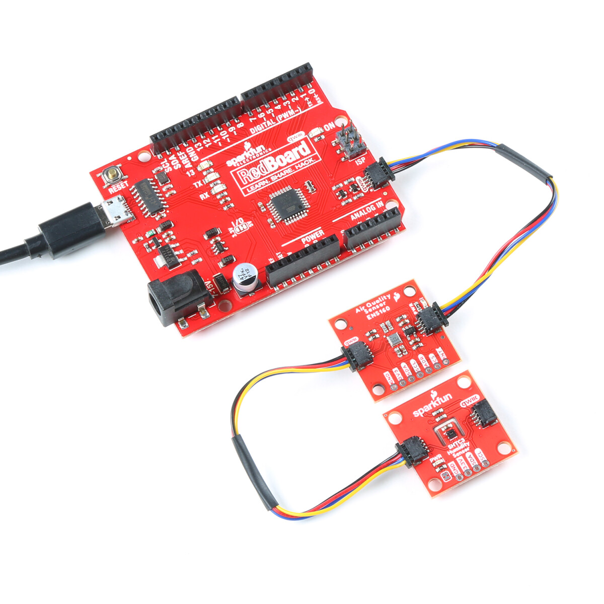 SparkFun Indendørs luftkvalitetsensor ENS160 til Arduino Qwiic